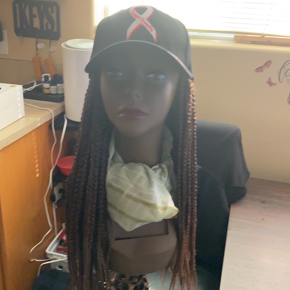 New Breast cancer Custom hat wig - Picture 3 of 3